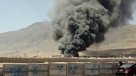 Antofagasta: Incendio destruyó más de 50 vehículos en corral municipal