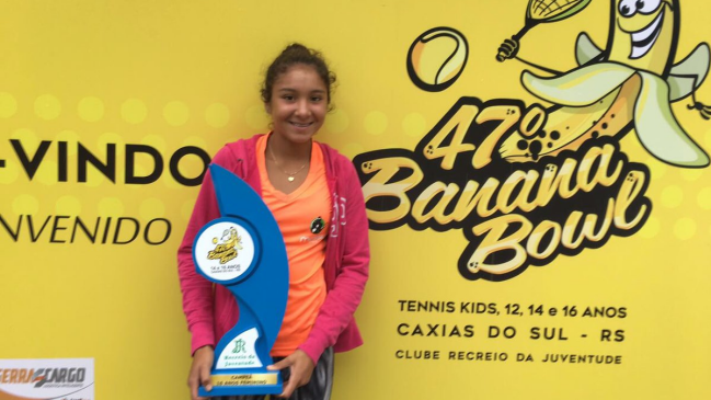 Joven discípula de Nicolás Massú se consagró en el Banana Bowl