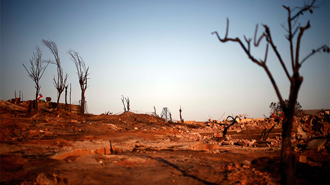 China donó un millón de dólares para la reconstrucción tras los incendios forestales