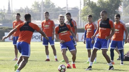 Universidad de Chile entrenó de cara al duelo ante Huachipato