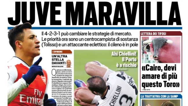 Alexis Sánchez es prioridad para Juventus, según medio italiano