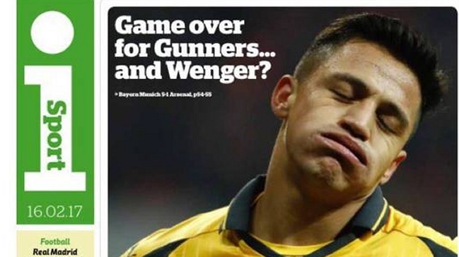 Prensa inglesa se ensañó con Arsene Wenger