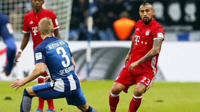 Bayern Munich rescató agónico empate ante Hertha Berlín en la Bundesliga