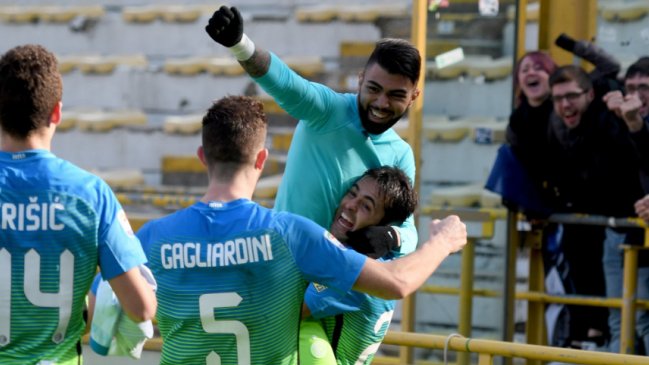 Inter de Milán venció a Bologna en choque de chilenos por la Serie A italiana