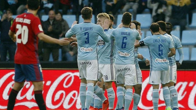 Marcelo Díaz lideró como capitán el triunfo de Celta de Vigo sobre Osasuna