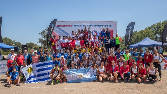 Chile tuvo una destacada actuación en el Sudamericano de Cross Country