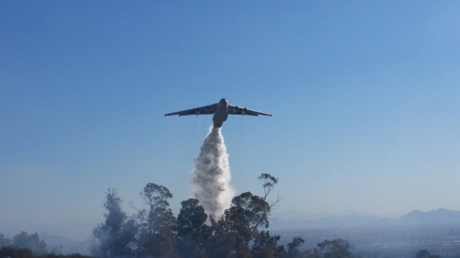Alerta roja comunal por incendio en Peñalolén