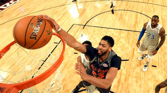 Anthony Davis fue MVP en un Partido de Las Estrellas lleno de récords