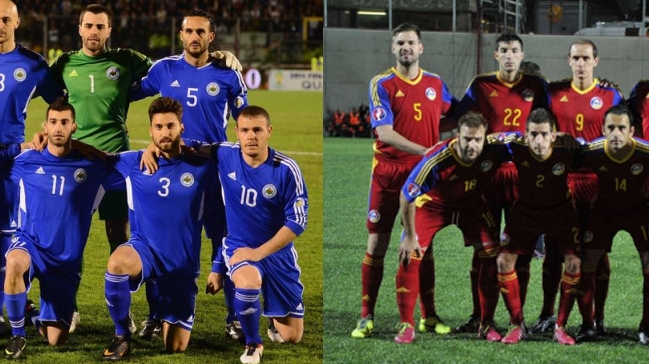 San Marino y Andorra disputan este miércoles el denominado 