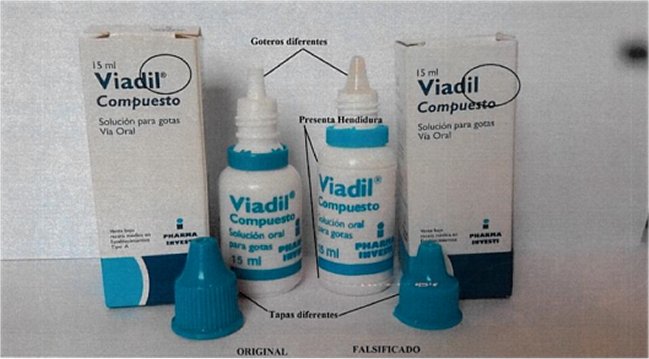 Instituto de Salud Pública emitió alerta por falsificación de Viadil
