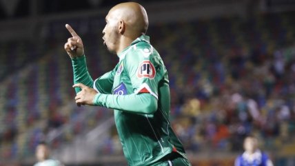 Riquelme aprovechó un rebote y marcó el primer gol de Audax frente a Huachipato