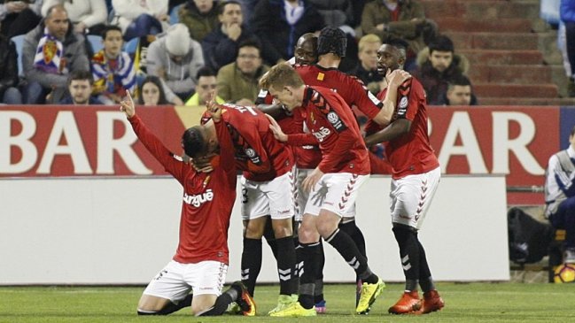 Juan Delgado marcó otro gol para Nástic en triunfo sobre Zaragoza