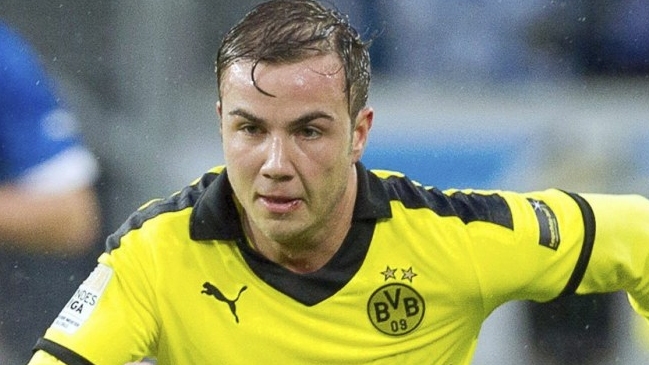 Mario Götze estará un tiempo indefinido fuera de las canchas por problemas de metabolismo