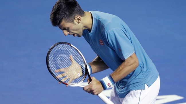 Novak Djokovic superó a Del Potro y avanzó a cuartos en Acapulco