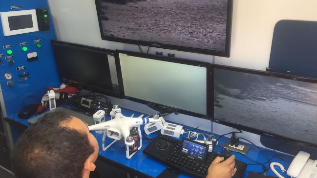 Con drones sigue la búsqueda de tres personas desaparecidas en el Cajón del Maipo