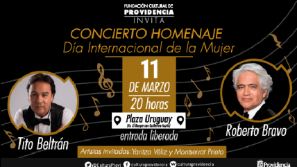 Polémica en Providencia por show de Tito Beltrán en el Día Internacional de la Mujer