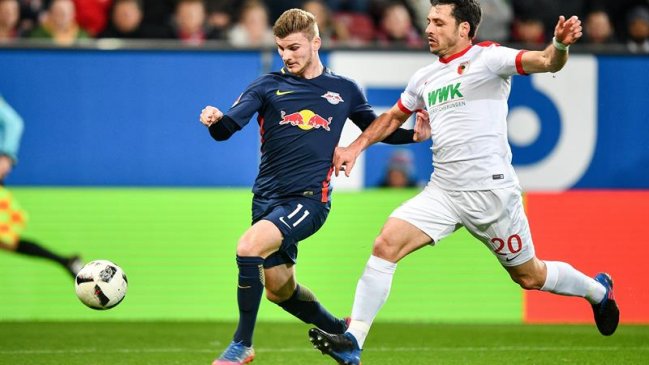 Leipzig empató con Augsburgo y frenó su presión a Bayern Munich