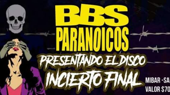 BBS Paranoicos presentarán en vivo su disco debut 