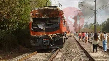   Grave accidente ferroviario en Requínoa: Tren impactó a un camión 