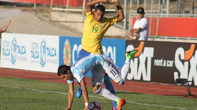 Argentina se despidió del Sudamericano Sub 17 con derrota ante Brasil