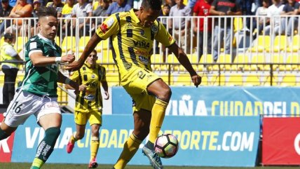 Los goles del intenso empate entre Everton y Santiago Wanderers en el clásico del puerto