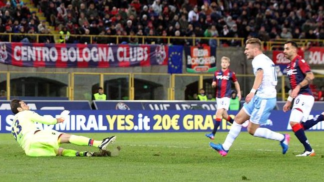 Bologna cayó frente a Lazio con Erick Pulgar en cancha