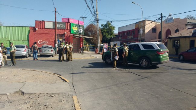 Carabinero resultó herido tras intentar repeler asalto en Lo Prado