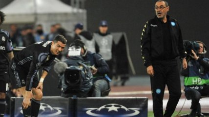 Cristiano Ronaldo realizó una polémica crítica a su equipo en el entretiempo de duelo con Napoli