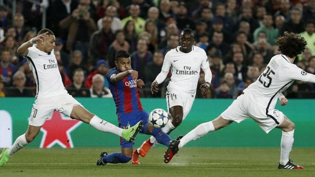 La cuestionada actitud de los jugadores de PSG antes del duelo con Barcelona