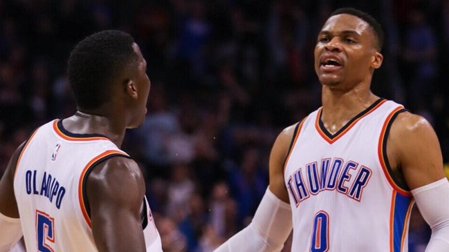 Rusell Westbrook otra vez fue la figura en victoria de Oklahoma City Thunder
