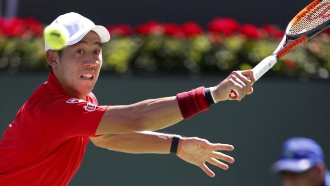 Kei Nishikori avanzó con solidez a octavos de final en Indian Wells