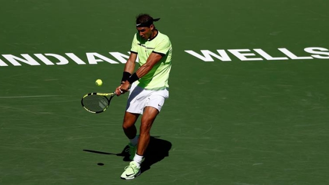 Rafael Nadal sacó del camino a Fernando Verdasco en Indian Wells