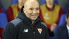 El peculiar homenaje de hinchas de Sevilla a Jorge Sampaoli
