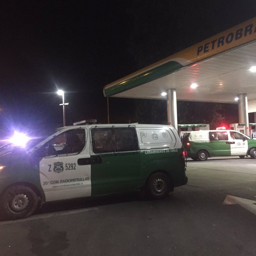 Robo derivó en persecución policial por distintos sectores de Santiago