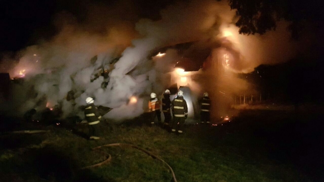 Ataques incendiarios simultáneos se registraron en la Región de La Araucanía