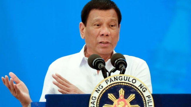 Presidente filipino llamó 