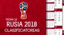 La programación de la fecha 13 en las Clasificatorias sudamericanas a Rusia 2018