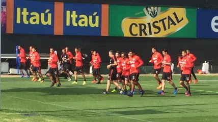   Chile cumplió con su segunda práctica pensando en el duelo con Venezuela 