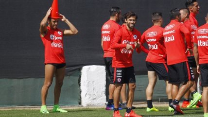   La selección chilena entrenó este domingo con miras al choque ante Venezuela 