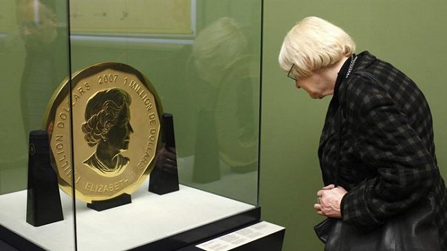 Moneda de oro de 100 kilos fue robada desde un museo alemán