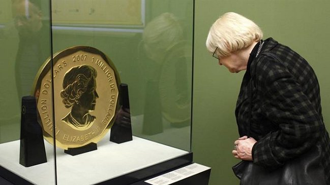Moneda de oro de 100 kilos fue robada desde un museo alemán