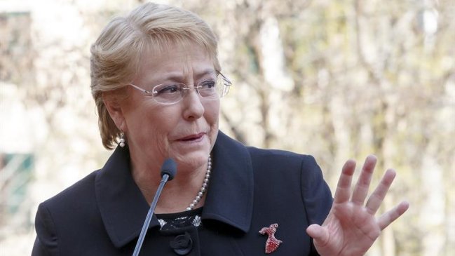 Bachelet llamó a no hacer 