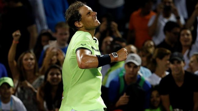 Rafael Nadal: Jugué de manera valiente ante Jack Sock