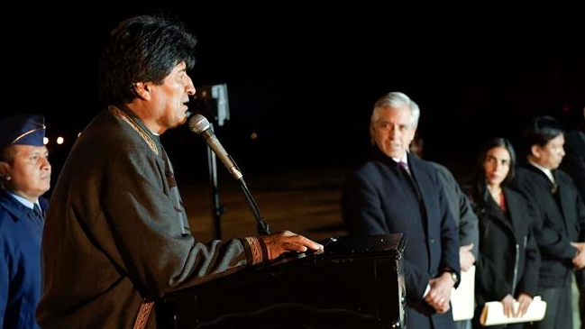 Morales afirmó que le 