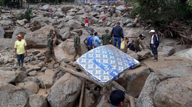 Avalancha en Colombia: Ascienden a 234 muertos y a 220 los heridos