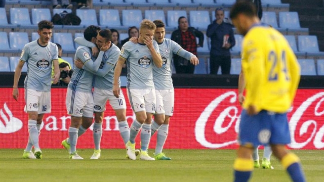 Celta de Vigo venció a Las Palmas y sumó importantes puntos en la liga española