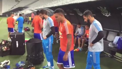 La U ya reconoció la cancha del Arena Corinthians