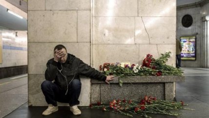   Homenajes a víctimas del atentado en Rusia 