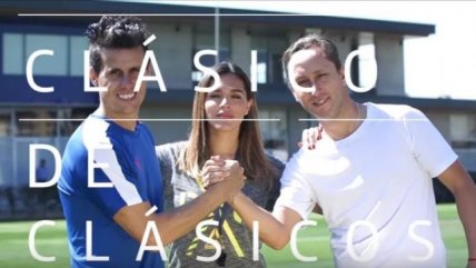 Diego Rivarola y Luis Mena animaron divertida competencia en la previa al Superclásico