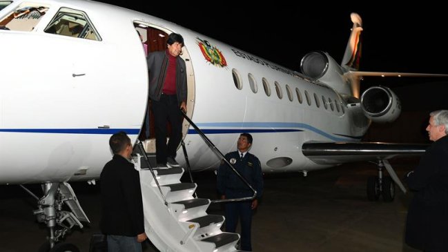 Presidente Evo Morales retornó a Bolivia tras recuperación de cirugía en Cuba